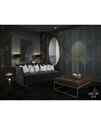 ARIES-ESPEJO OVAL 80X170 ORO